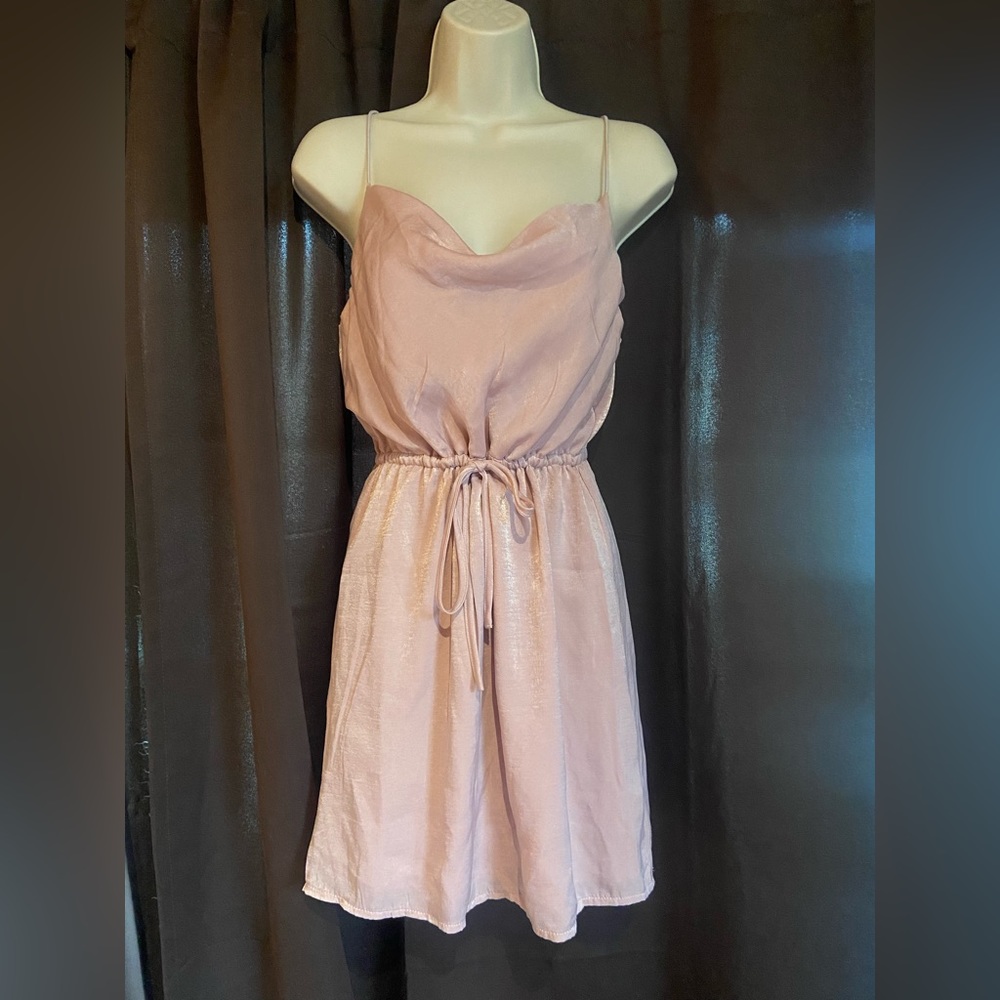 Blush Pink Mini Dress NWOT Size 8